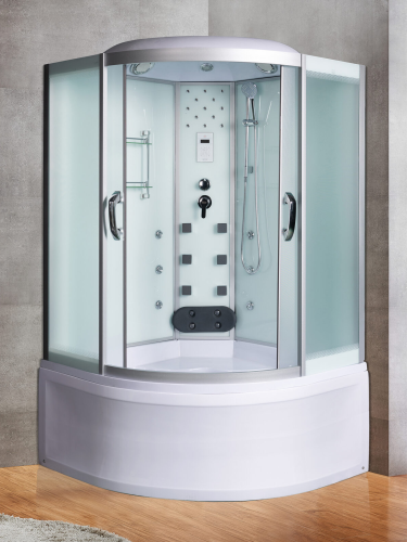 Душевой бокс River TEMZA 135/135/55 MT (10000000802) 135х135 четверть круга с крышей ориентация универсальная