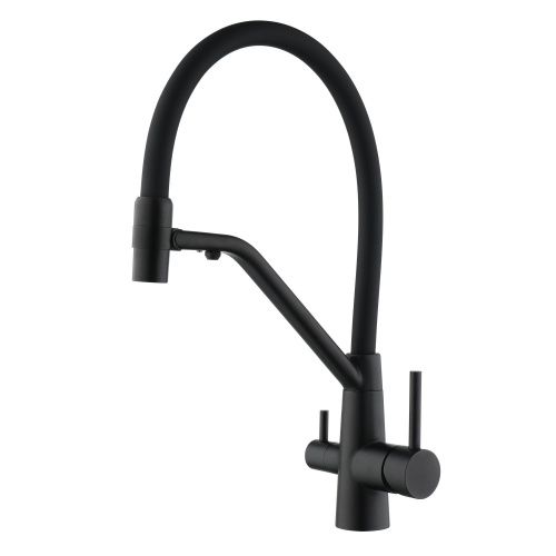 Смеситель для кухни Fmark FS1462-H01 на мойку черный