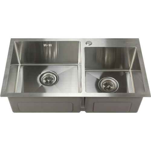 Кухонная мойка Melana ProfLine S7843H сатин 78х43 цвет сатин поверхность матовая