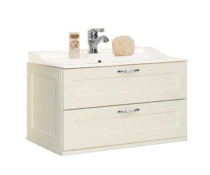 Тумба под раковину Aquaton Леон 1A186301LBPS0 80х45х44 подвесная цвет светлое дерево