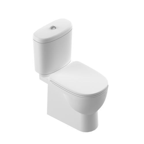 Унитаз-компакт напольный с бачком Sanita Luxe Art (Sanita Luxe) WC.CC/Art/2-DM/WHT.G/S1 белый без сиденья каскадный смыв