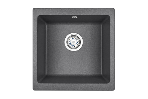Кухонная мойка Granula 4451, ГРАФИТ 45х46 цвет графит поверхность матовая