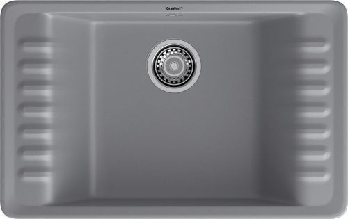 Кухонная мойка Granfest Quarz 71 темно-серый 75х48 цвет темно-серый поверхность матовая