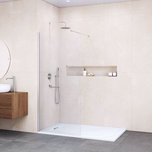 Душевая перегородка RGW Walk In 351001010-11 100х195 стекло прозрачное профиль хром глянцевый