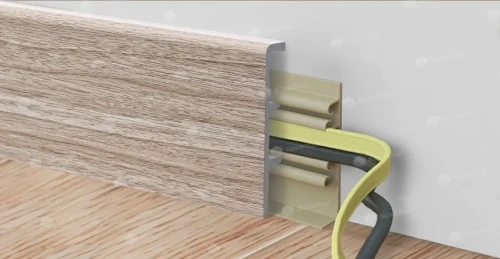 Напольный плинтус Alpine Floor Rico Concept RC 80104 Кипарис альпийский толщина 2 см 2200х80