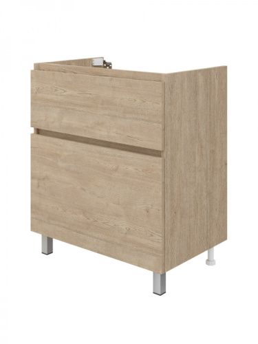 Тумба под раковину Teymi Laina T60823 70х46х50 напольная цвет дуб светлый