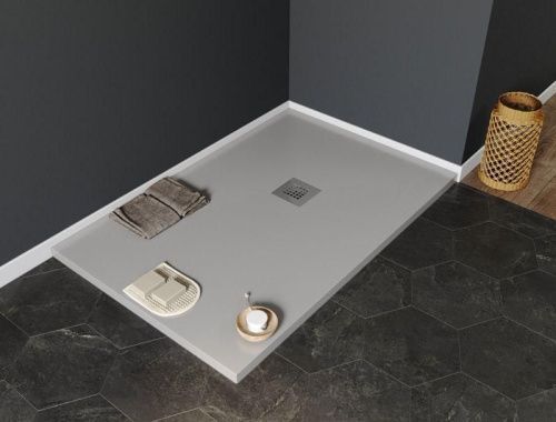 Душевой поддон Aquanet Pleasure 00258877 120х90 искусственный камень серый без каркаса