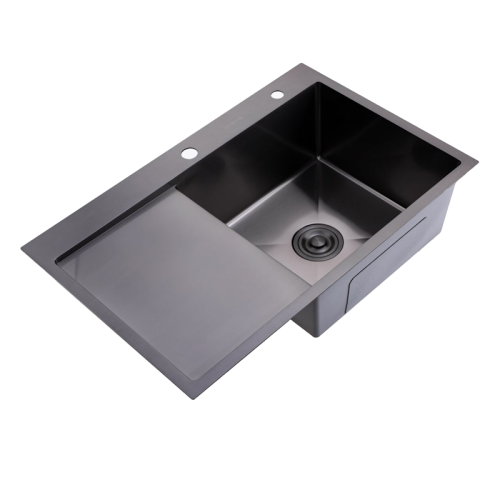 Кухонная мойка Splenka S704.7850.09 78х50 цвет графит поверхность матовая