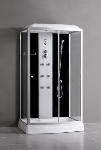 Душевая кабина Loranto CS-009 CS-009 низ., 120*90 120х90 прямоугольная с крышей ориентация универсальная