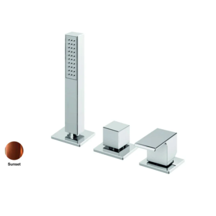 Смеситель Cezares PORTA PORTA-BVDM3-SS на борт ванны медь