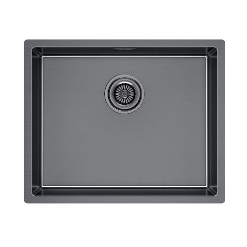 Мойка LASSAN 54 UNI, нерж. сталь, LA54-GM, вороненая сталь, 540х440мм, Paulmark