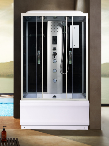 Душевая кабина River SENA 120/80/50 TH (10000001578) 120х80 прямоугольная с крышей ориентация универсальная