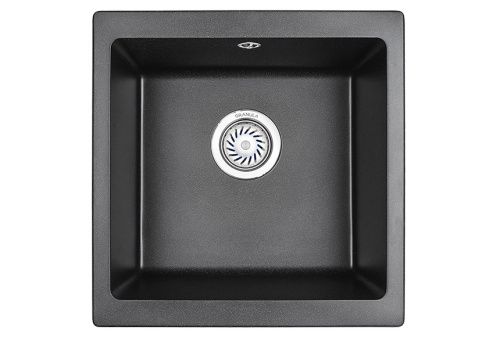 Кухонная мойка Granula 4451, ЧЁРНЫЙ 45х46 цвет черный поверхность матовая