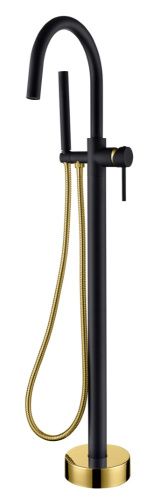 Смеситель Boheme Uno 469-BG напольный золото