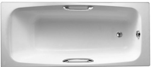 Ванна чугунная Jacob Delafon DIAPASON E2926-00 170х75 пристенная прямоугольная без ножек