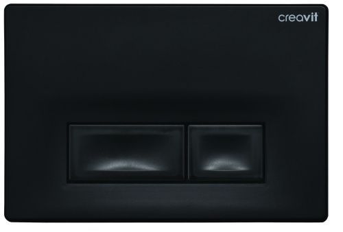 Клавиша смыва механическая Creavit GP3002.01 цвет черный матовый