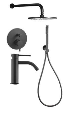 Душевая система Paffoni Light KITLIG015NO071 встраиваемая в стену