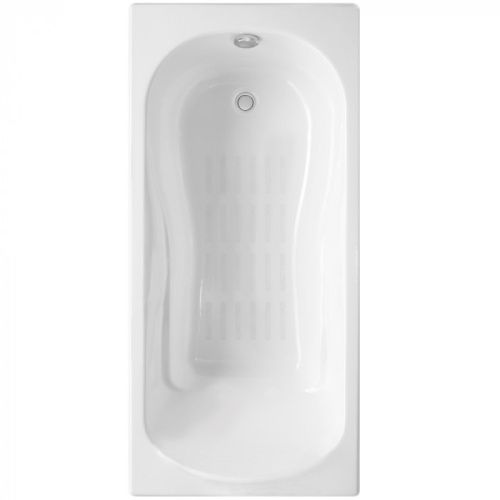 Ванна чугунная Delice Haiti Luxe DLR230636-AS 150х80 пристенная прямоугольная без ножек с антискользящим покрытием