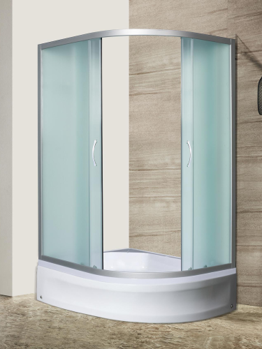 Душевой уголок River DON 10000002171 100х80 стекло матовое профиль хром матовый без поддона