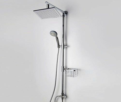 Душевая стойка WasserKRAFT A016 настенная цвет хром - фото 5