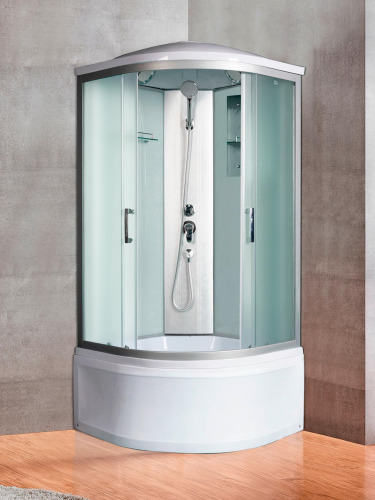 Душевая кабина River DESNA XL 100/44 MT -10000006149 100х100 четверть круга с крышей ориентация универсальная