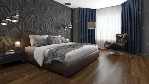 SPC ламинат Alpine Floor Premium XL ECO 7-18 MC Дуб Шоколадный толщина 0.8 см 43 класс 1220х183