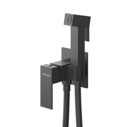 Гигиенический душ Cezares SLIDER SLIDER-DIF-NOP черный матовый