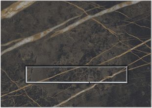 Клавиша смыва механическая KK POL Vitrum Grande V1 350/PPK/411-00-03 цвет коричневый