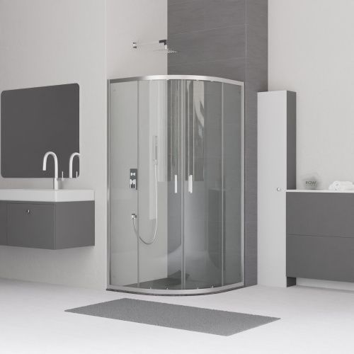 Душевой уголок RGW Classic 32095400-11 100х100 стекло прозрачное профиль хром без поддона