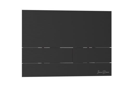 Клавиша смыва механическая Iberica Blanca INOX-S IB.B016.04 цвет черный