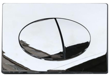 Клавиша смыва механическая CeramaLux NC-011 цвет серебро