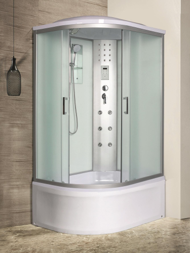 Душевая кабина River DUNAY XL 110/80/44 MT R -10000006191 110х80 асимметричная с крышей ориентация правая