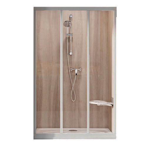 Душевая дверь Ravak Supernova 00VA0UR2Z1 100x198 стекло прозрачное профиль сатин