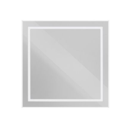 Зеркало в ванную BelBagno Kraft SPC-KRAFT-800-800-SENS-AL 80х80 цвет серый