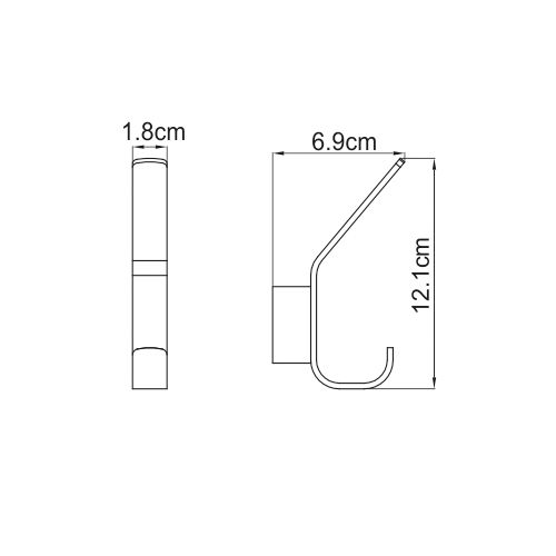 Крючок WasserKRAFT 7923 - фото 4