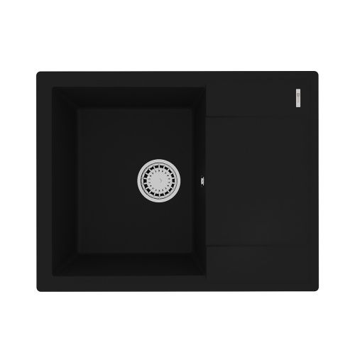 Кухонная мойка LeMark Imandra 640 9910019 64х50 цвет антрацит поверхность матовая
