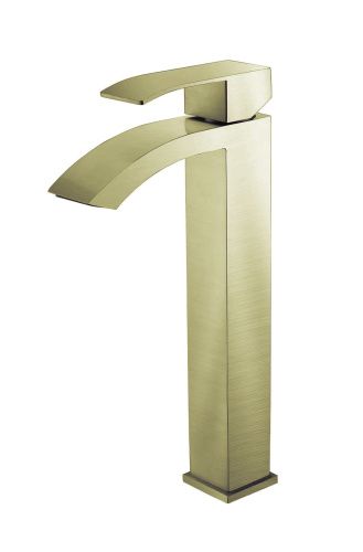 Смеситель Fmark FS8611C на раковину золото матовое