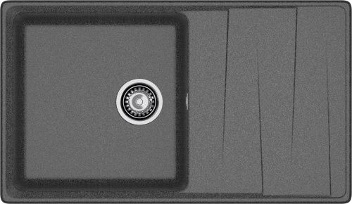 Кухонная мойка Granfest Level LV-860L графит 86х50 цвет графит поверхность матовая