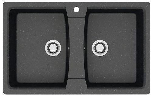 Кухонная мойка Azario Elmas CS00078333 78х20 цвет черный