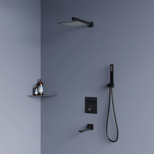 Душевая система RGW Shower Panels 511408371-04 встраиваемая в стену с термостатом
