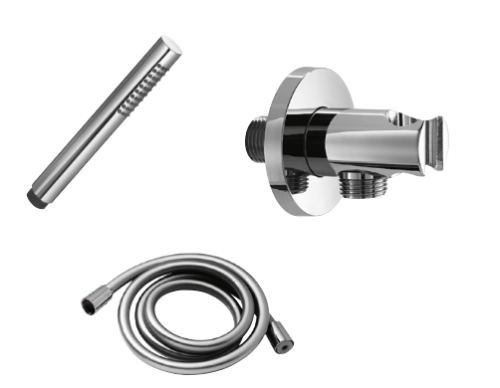 Душевой гарнитур Almar E166030.CR настенный хром