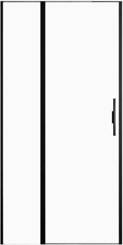 Душевая дверь Allen Brau Priority 3.31006.BBA 100х200 стекло прозрачное профиль черный