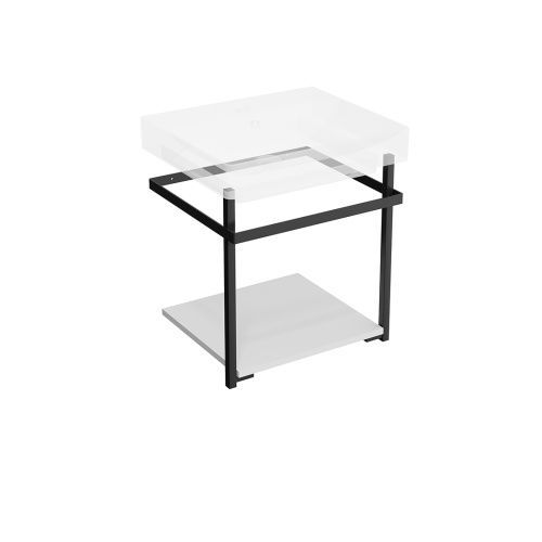 Консоль под раковину Kerama Marazzi PRO PRO.50.02\BLK.M 46х42х77 подвесная цвет черный