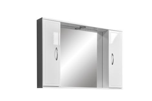 Зеркало-шкаф Stella Polar Концепт SP-00000135 100х14х70 подвесной цвет белый