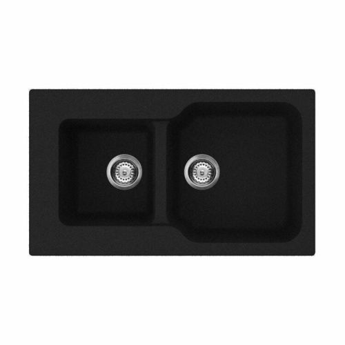 Кухонная мойка Omoikiri Maru 4993284 86х50 цвет черный