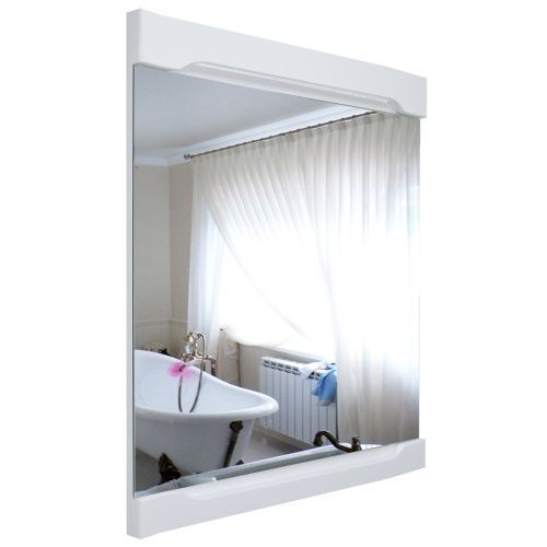 Зеркало в ванную Loranto Арфа CS00044639 80х80 цвет белый