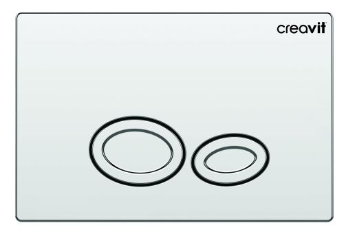 Клавиша смыва механическая Creavit GP2004.00 цвет хром глянцевый