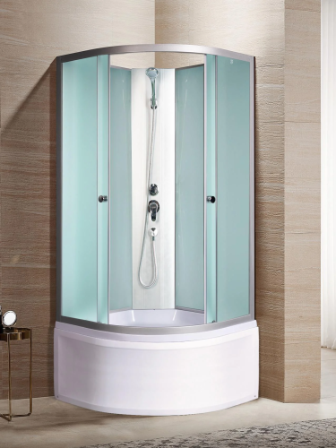 Душевая кабина River NARA LIGHT Б/К 90/44 MT (10000003576) 90х90 четверть круга без крыши ориентация универсальная