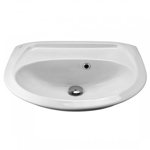 Раковина из сантехнического фарфора Santek Бриз 1WH110448 36х50 подвесная цвет белый