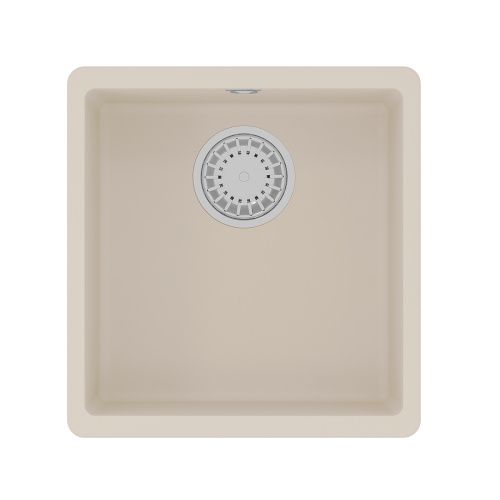 Кухонная мойка LeMark Sinara 400-u 9910066 40х42 цвет бежевый поверхность матовая